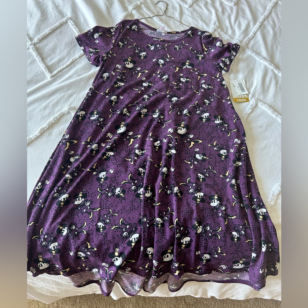 NWT Disney Lularoe small Carly dress